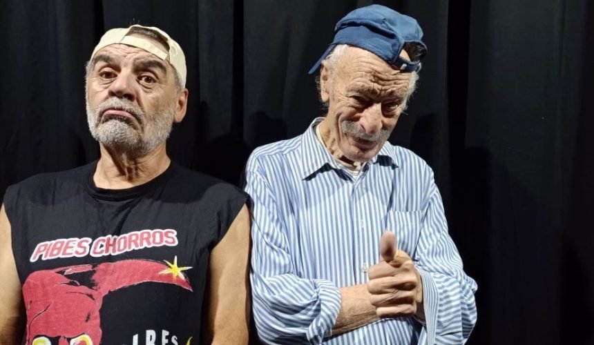 Marcelo Lacerna y Ernesto Suárez en Ni fu Ni Fa fotos para prensa