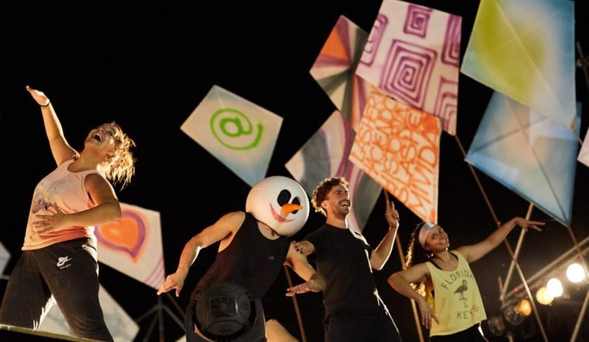 Ensayo de la fiesta de la vendimia de Las Heras. Miercoles 15 de enero de 2020. (Prensa Las Heras/Marcelo Aguilar)